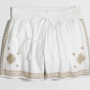 J Crew Embroidered Shorts